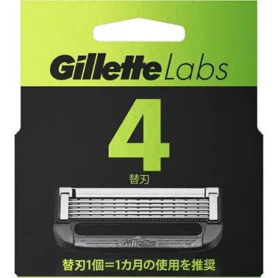 ジレット GilletteLabs 替刃 【4個入】(P&G)