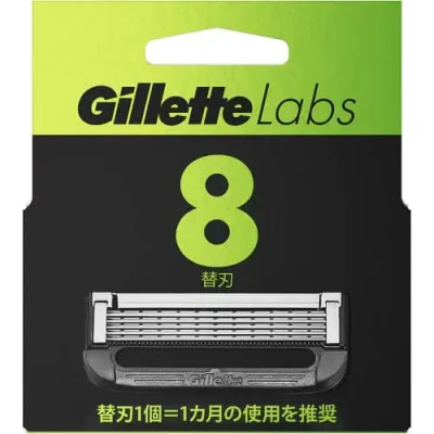 ジレット GilletteLabs 替刃 【8個入】(P&G)