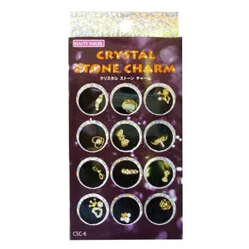 ビューティーネイラー クリスタル ストーン チャーム CSC-6【配送方法:メール便/同梱不可/代引不可/日時指定不可】【北海道・沖縄・離島は配達不可】