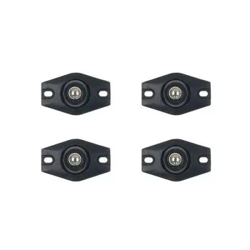 ハイロジック ボールキャスターミニ ブラック 4個入 60493【メーカー直送:代金引換不可:同梱不可】【北海道・沖縄・離島は配達不可】