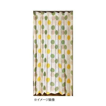 アコーディオン間仕切り約140×170cm サークルGN M5365【メーカー直送:代金引換不可:同梱不可】【北海道・沖縄・離島は配達不可】