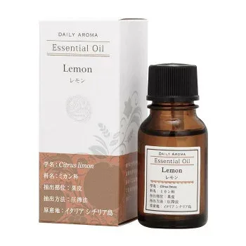 デイリーアロマジャパン エッセンシャルオイル ラージ レモン 10ml 13922【メーカー直送:代金引換不可:同梱不可】【北海道・沖縄・離島は配達不可】