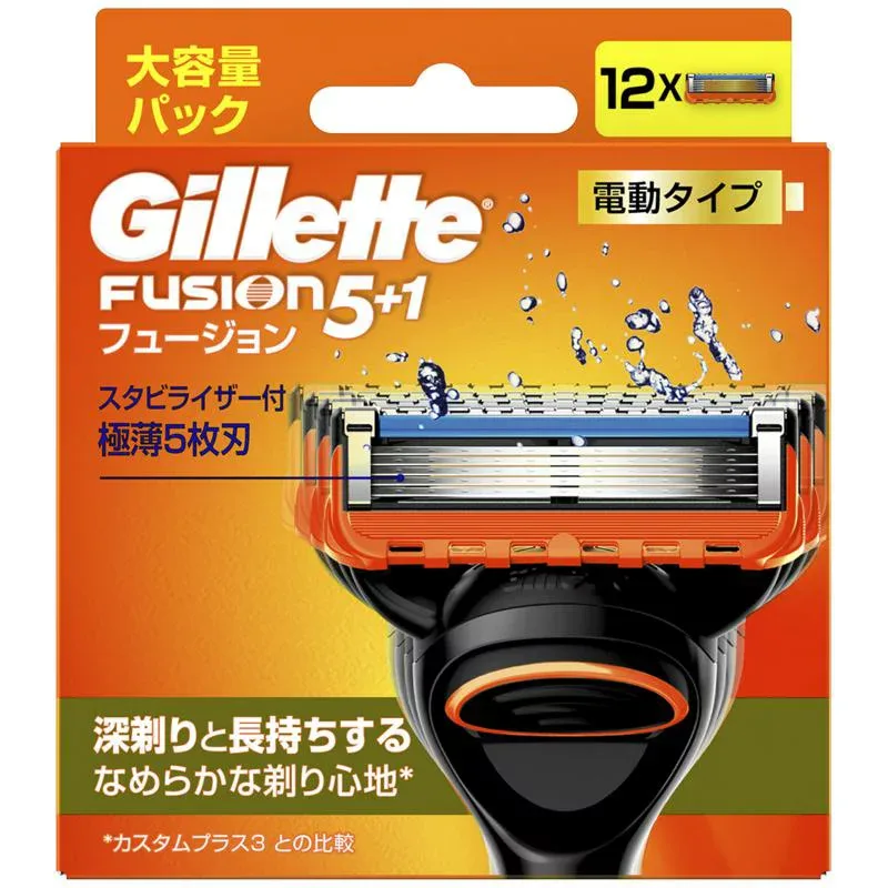【セット販売】 ジレット フュージョンパワー 替刃 12個入(×2セット) P&G カミソリ/男性用/替刃