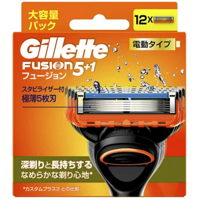【セット販売】 ジレット フュージョンパワー 替刃 12個入(×2セット) P&G カミソリ/男性用/替刃