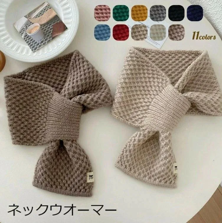 【店内クーポン配布中★最大600円OFF】 ネックウォーマー ミニ マフラー プチマフラー 差し込み マフラー 秋 冬 温活 カシミア 誕生日 ギフト プレゼント レディース かさばらない 短め