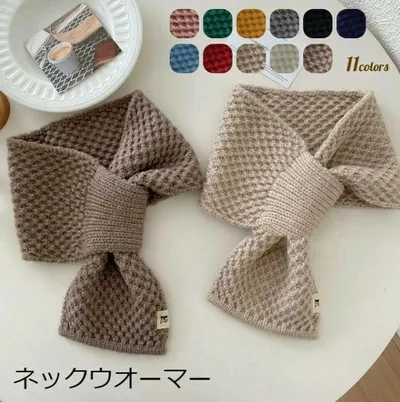【店内クーポン配布中★最大600円OFF】 ネックウォーマー ミニ マフラー プチマフラー 差し込み マフラー 秋 冬 温活 カシミア 誕生日 ギフト プレゼント レディース かさばらない 短め