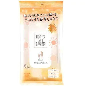 M&D マザーアンドドーター・UVボディシート SPF25 PA++ 10枚入り