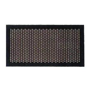【ポイント5倍】Tica Copenhagen フロアマット67×120 DOT Black/Sand