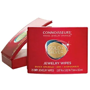 3個セット コノシュアー ジュエリーワイプス 25枚入