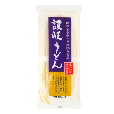 国内産小麦讃岐うどん 400g - 讃岐物産 ※ネコポス対応商品