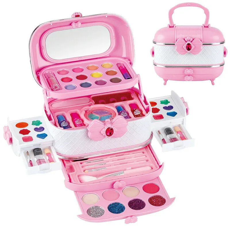 メイクセット キッズ プリンセス キッズ TATOYA お化粧セット 無害 ごっこ遊び メイクセット キッズ プリンセス コスメティック アイシャドウ 学生 女の子 誕生日プレゼント クリスマスプレゼント 化粧品 子供用 ネイル