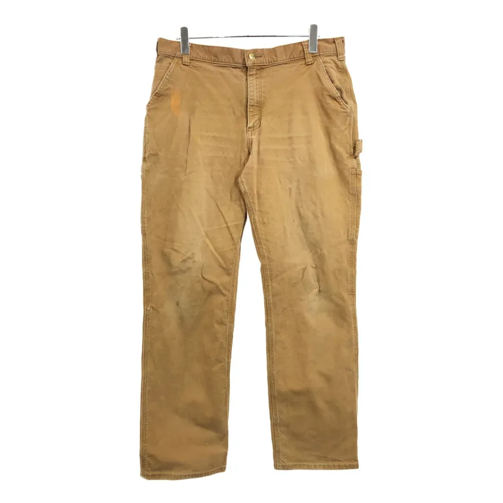Carhartt カーハート ダック ペインターパンツ ブラウン(メンズ W38 L32)中古 古着 V1948