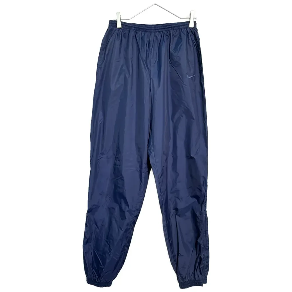 90年代 NIKE / ナイキ ナイロンパンツ スポーツ ネイビー (メンズ M) 中古 古着 Z0208