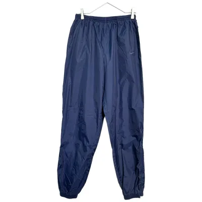 90年代 NIKE / ナイキ ナイロンパンツ スポーツ ネイビー (メンズ M) 中古 古着 Z0208