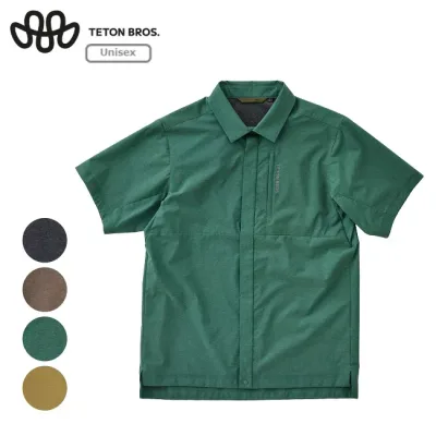 ティートンブロス Teton Bros. ランシャツ ユニセックス Run Shirt Unisex 半袖シャツ ショートスリーブシャツ 速乾 アウトドア トレイルランニング TB261-510