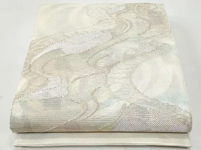 平和屋着物*夏物 六通柄袋帯 流水文 金銀糸 正絹 逸品 未使用 CAAW6974fb