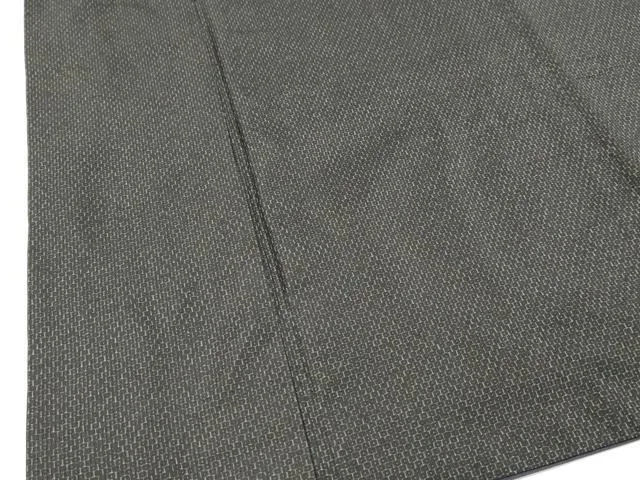 平和屋着物■男性 本場大島紬 80亀甲 総詰め 正絹 逸品 DABB3326cm