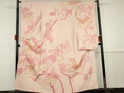 平和屋着物●豪華振袖 総絞り 駒刺繍 桐 三越扱い 正絹 逸品 AABG8001cs