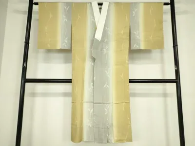 平和屋着物●長襦袢 無双仕立て 南天文 やまと誂製 正絹 逸品 未使用 DABC3273az
