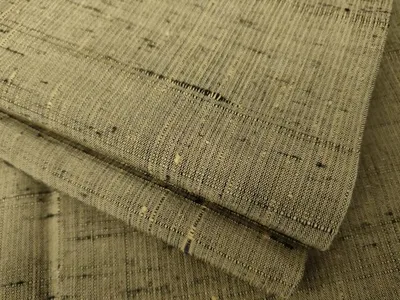 平和屋着物●男性 紬 霞文 肥後煤竹色 正絹 逸品 AABF8985ck