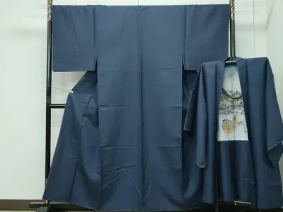 平和屋着物●極上 男性 紬 アンサンブル キングサイズ 100亀甲 逸品 未使用 CZAA5445s6