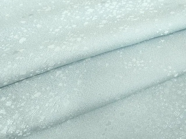 平和屋着物●上質な色無地 霞地紋 水色 正絹 逸品 未使用 DABE4028az