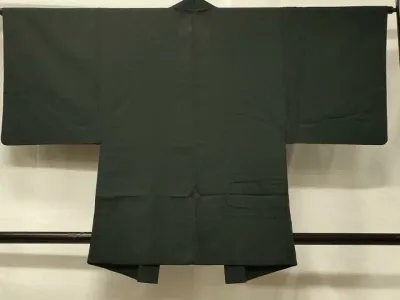 平和屋着物#男性 羽織 単衣 百入茶色 正絹 逸品 CABF1484in