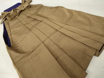 平和屋着物●男性 馬乗り袴 縞 正絹 逸品 AABI5318ck
