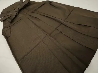 平和屋着物●男性 馬乗り袴 縞 正絹 逸品 AABH8782ck