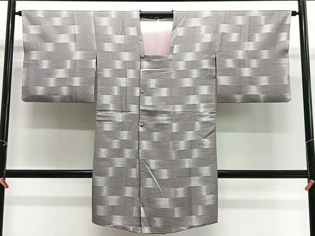 平和屋着物∞道行コート 霞文 ますいわ屋扱い 正絹 逸品 CABG3915ua