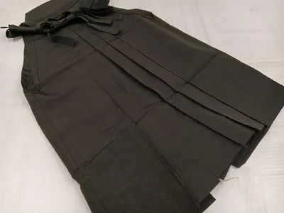 平和屋着物●男性 馬乗り袴 縞 正絹 逸品 AABJ8441ph