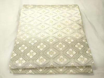 平和屋着物●六通柄袋帯 紹巴織 彩かすみ 金銀糸 正絹 逸品 CABK8559dy