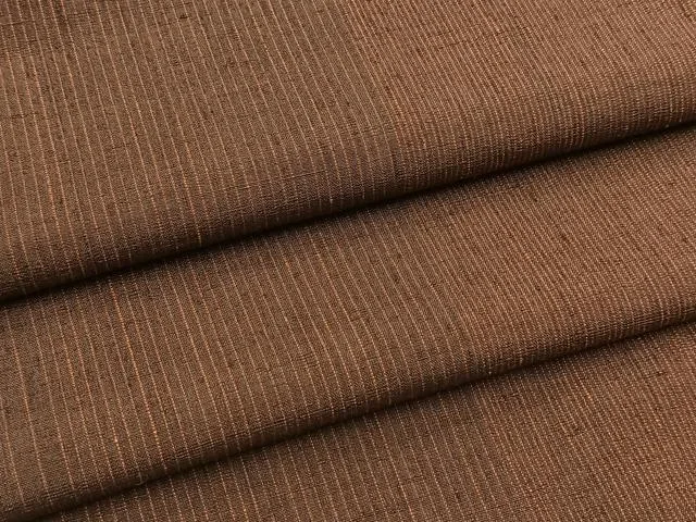平和屋着物■上質な紬 縞 正絹 逸品 BAAX9737yc