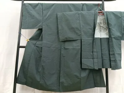 平和屋着物●男性 本場大島紬 アンサンブル 100亀甲 総詰め 正絹 逸品 BAAX3708yc