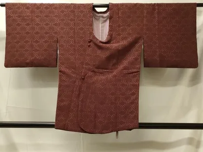 平和屋着物#道行コート 輪奈織 幾何学丸文 正絹 逸品 CABM0045in