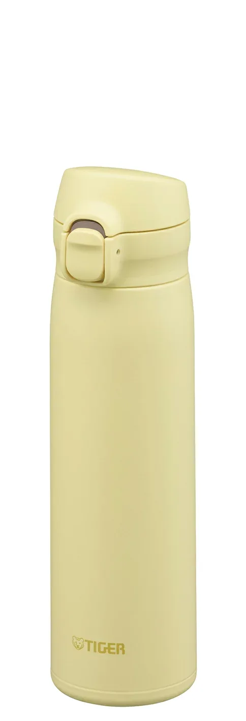 タイガー魔法瓶 真空断熱ボトル 500ml MKR-V050 YL 【保温 保冷 持ち運び らくらく 軽量 夢重力ボトル ワンプッシュ パッキン一体型 お手入れ簡単 汚れ サビにくい 食洗機 乾燥機 対応】
