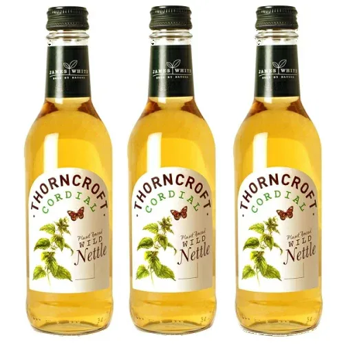 ソーンクロフト ハーブコーディアル ネトル 330ml 3本セット シロップ スパドリンク PRO 英国製 NETTLE 炭酸割 セイヨウイラクサ 浄化の季節サポート ナチュラルセルフケア