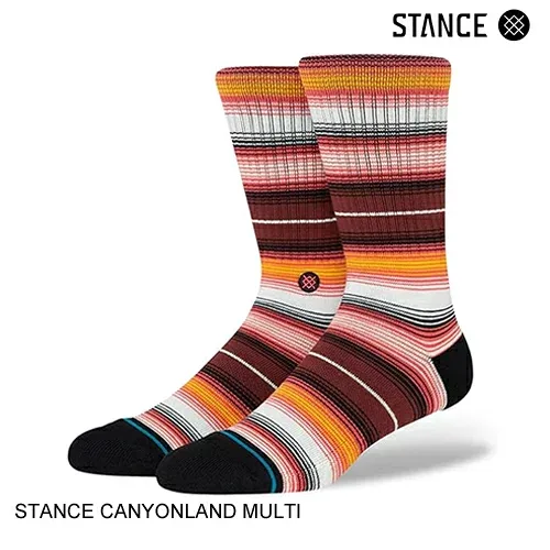 STANCE スタンス CANYONLAND MULTI スケート・メンズ・靴下・ソックス