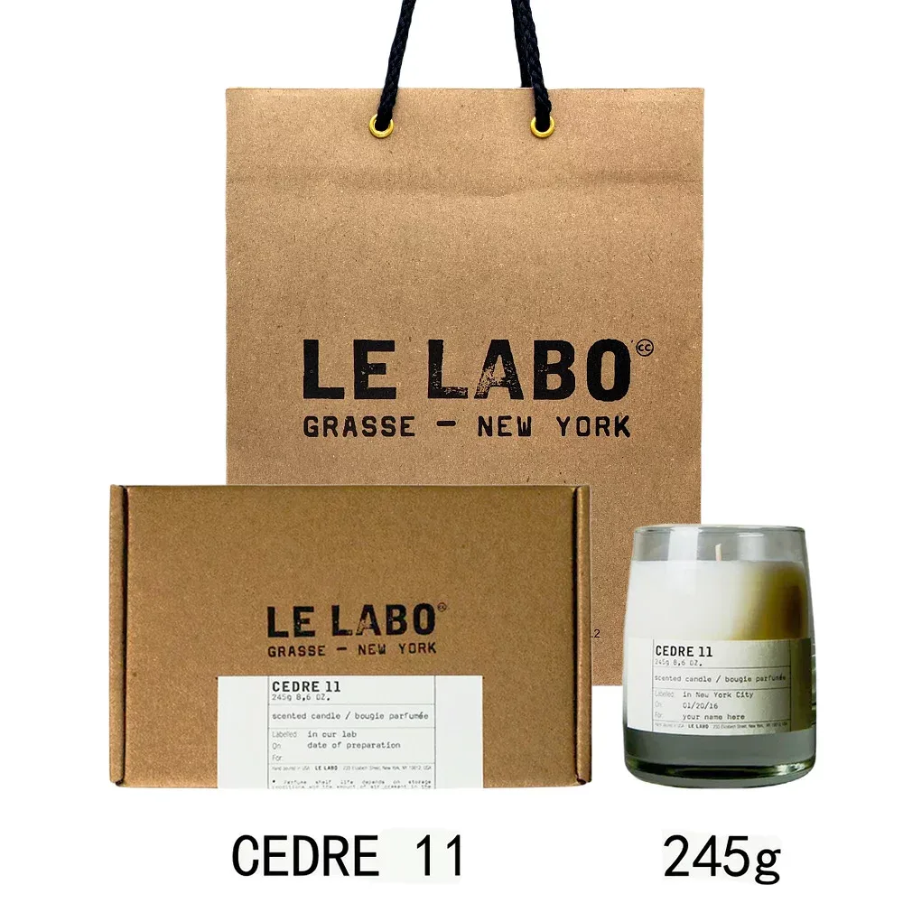 LE LABO ル ラボ クラシック キャンドル CEDRE 11 (セードル 11) 245g 【公式BOXラッピング】紙袋ショッパー付き ギフト プレゼント 誕生日 母の日