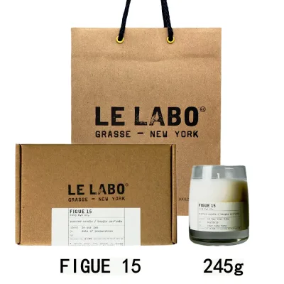LE LABO ル ラボ クラシック キャンドル FIGUE 15 (フィグ 15) 245g 【公式BOXラッピング】紙袋ショッパー付き ギフト プレゼント 誕生日 母の日