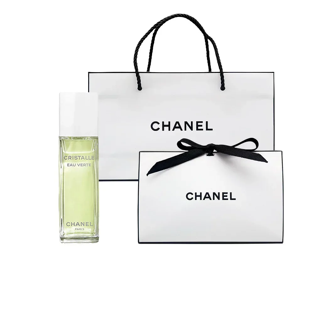 CHANEL CHANEL Crystal Eau Vert Eau de Parfum แบบห่อ 100 มล./Eau de Parfum พร้อมถุงกระดาษของขวัญสำหรับนักช้อปวันเกิดวันแม่