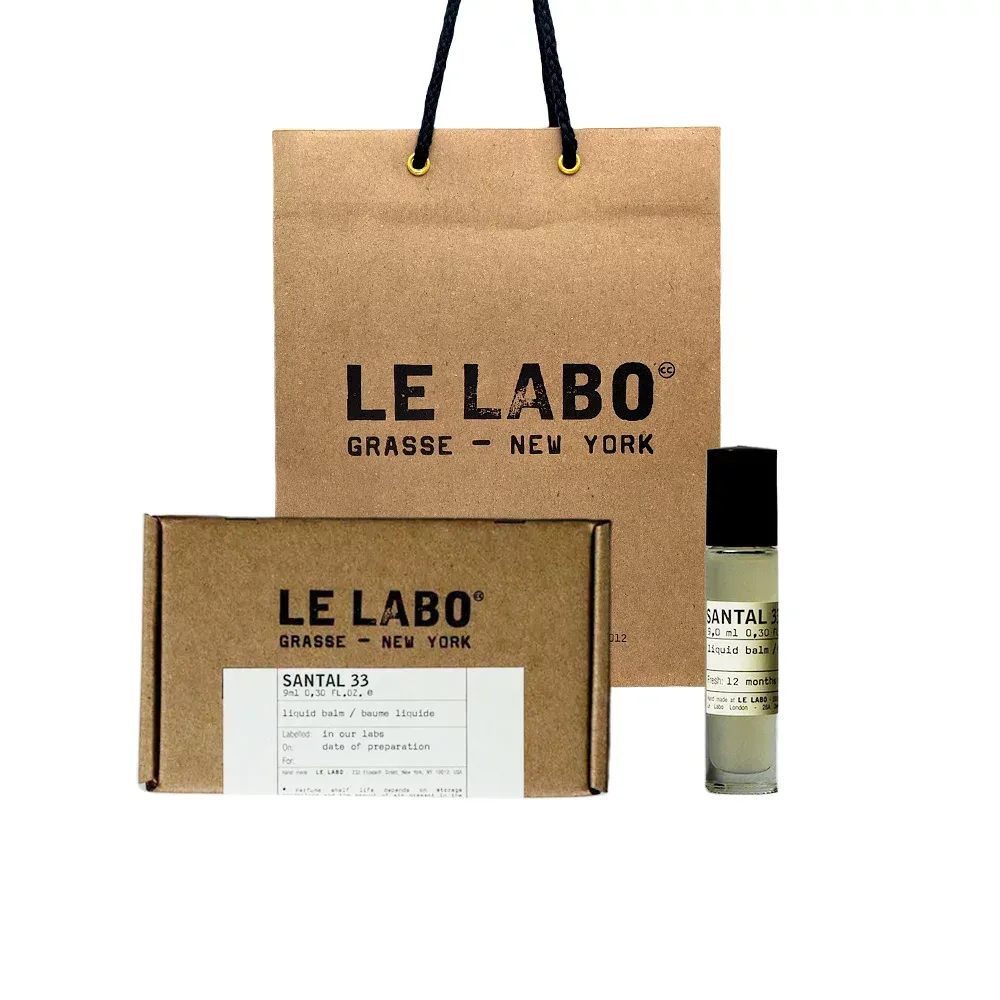 Le Labo ル ラボ LIQUID BALM (リキッド バーム) SANTAL 33 (サンタル 33) 9mL ショッパー付き プレゼント ギフト 【公式BOXラッピング】紙袋ショッパー付き 誕生日 母の日