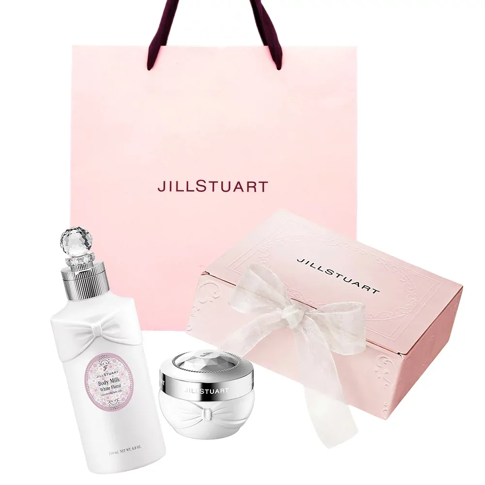 JILLSTUART/ジルスチュアート スペシャルボディケアセット〈ホワイトフローラル ハンドクリーム ディープモイスチュア/ホワイトフローラル ボディミルク〉ギフトセット 誕生日 プレゼント ギフト ショッパー付き 贈り物 ラッピング済