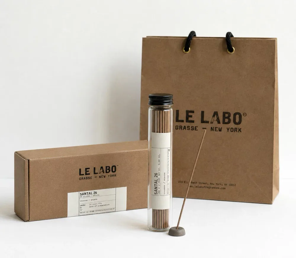 ル ラボ LE LABO (SANTAL 26) サンタル 26 / インセンス 35sticks インセンス ホルダー 付き【公式BOXラッピング】ショッパー付き プレゼント ギフト