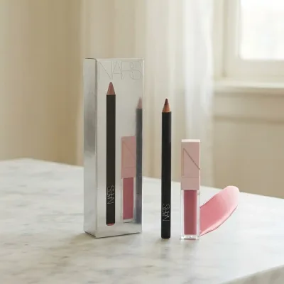 2026/10/23 発売 数量限定 NARS(ナーズ)ライン&シャイン リップ デュオ 06056 2点 リップライナー リップグロス クリスマスコフレ