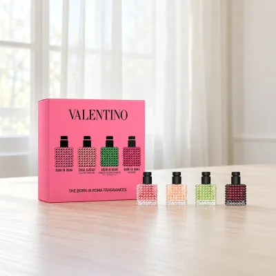 VALENTINO BEAUTY(ヴァレンティノ ビューティ)ドンナ ボーン イン ローマ ミニ セレクション オードパルファン 6mL×4本 香水 ミニサイズ セット
