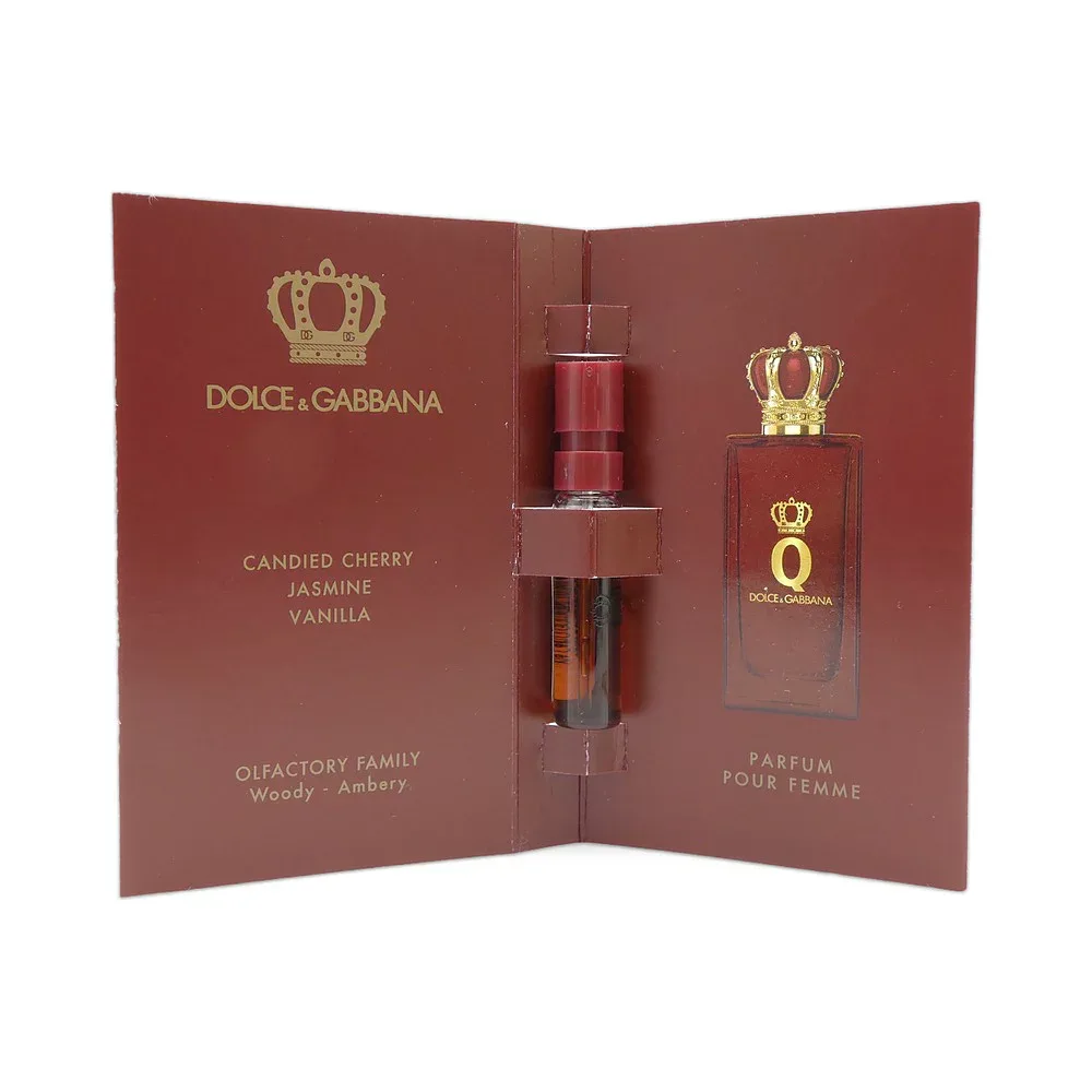 DOLCE&GABBANA(ドルチェ&ガッバーナ) Q by ドルチェ&ガッバーナ パルファム 1.5mL サンプル 香水 お試しサイズ ミニサイズ 携帯用