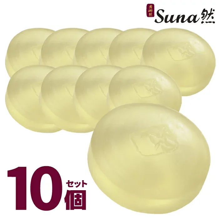 ★10個セット★ Suna然 スナヨン石鹸 Iモイスチャー固形石鹸 石けん 美容 韓国コスメ 乾燥肌 保湿 透明感 防腐剤フリー ノンアルコール※クーポン不可※※イベント対象外※