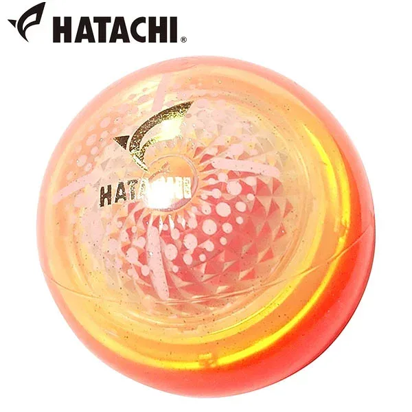 ハタチ HATACHI グラウンドゴルフ用ボール エアロボール クリア×レッド HATBH386184