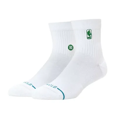 【10月4日20:00開始!ほとんど全品ポイントUP】スタンス ソックス(STANCE SOCKS) バスケットボール ソックス メンズ LOGOMAN QTR A356D25LOG#WGR